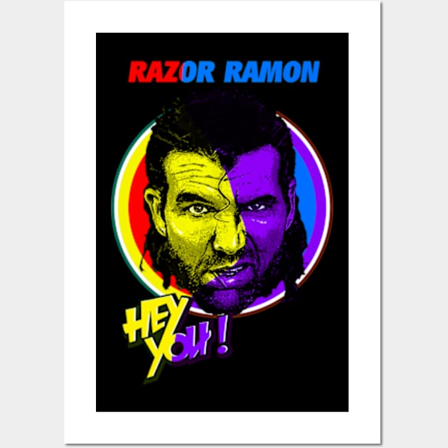 Hey You Razor Ramon 1958-2022 Thank For The Memories Wall Art by RAINYDROP